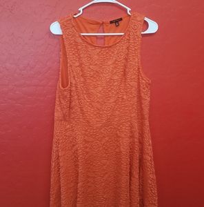 Orange lace dress size xxl